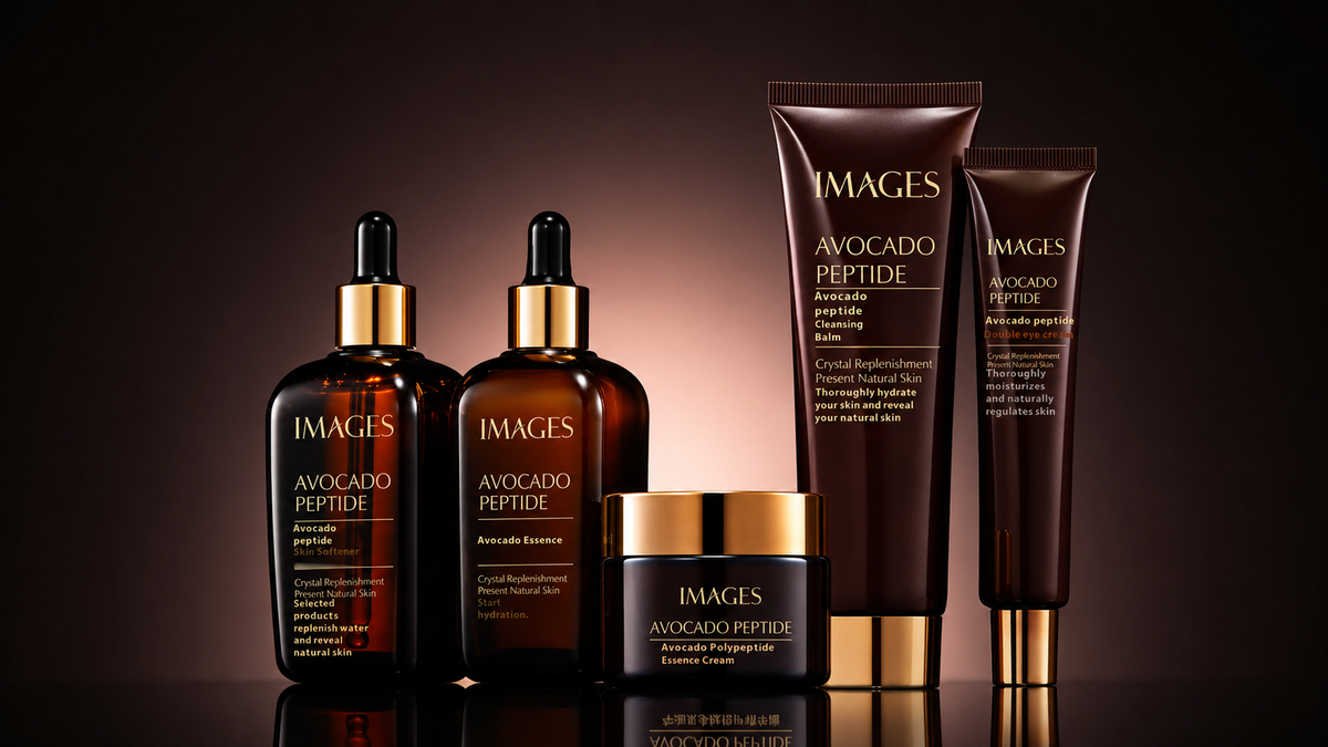 RITUAL FACIAL DE AGUACATE Y PÉPTIDOS – SET COMPLETO DE 5 PASOS