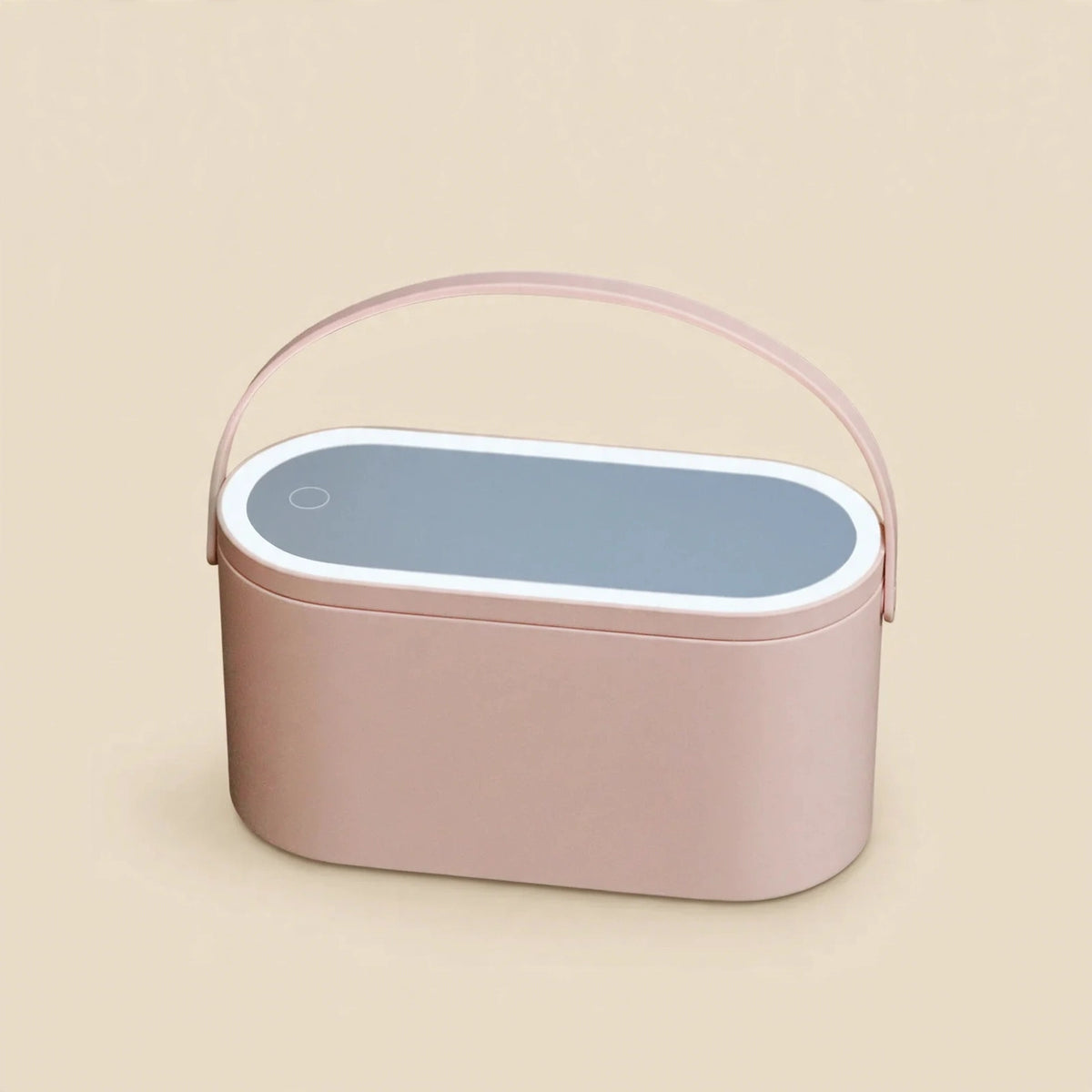 ORGANIZADOR DE MAQUILLAJE PORTÁTIL CON ESPEJO DE TOCADOR LED