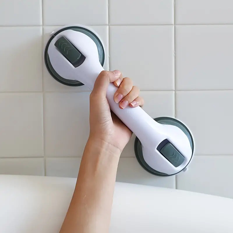 Barra de agarre para baño con ventosa para soporte de seguridad.
