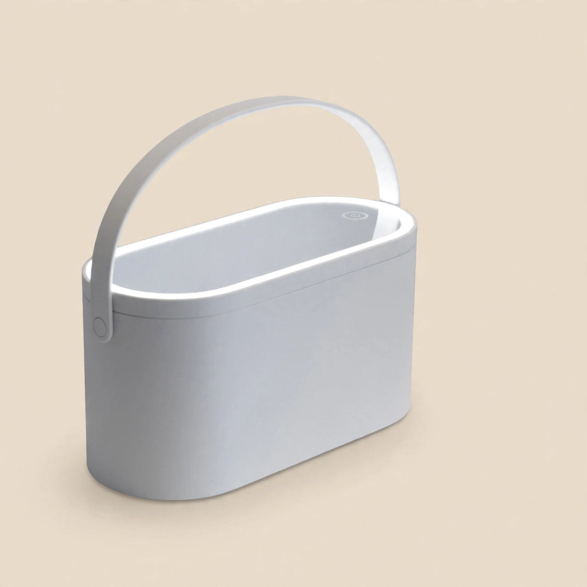 ORGANIZADOR DE MAQUILLAJE PORTÁTIL CON ESPEJO DE TOCADOR LED