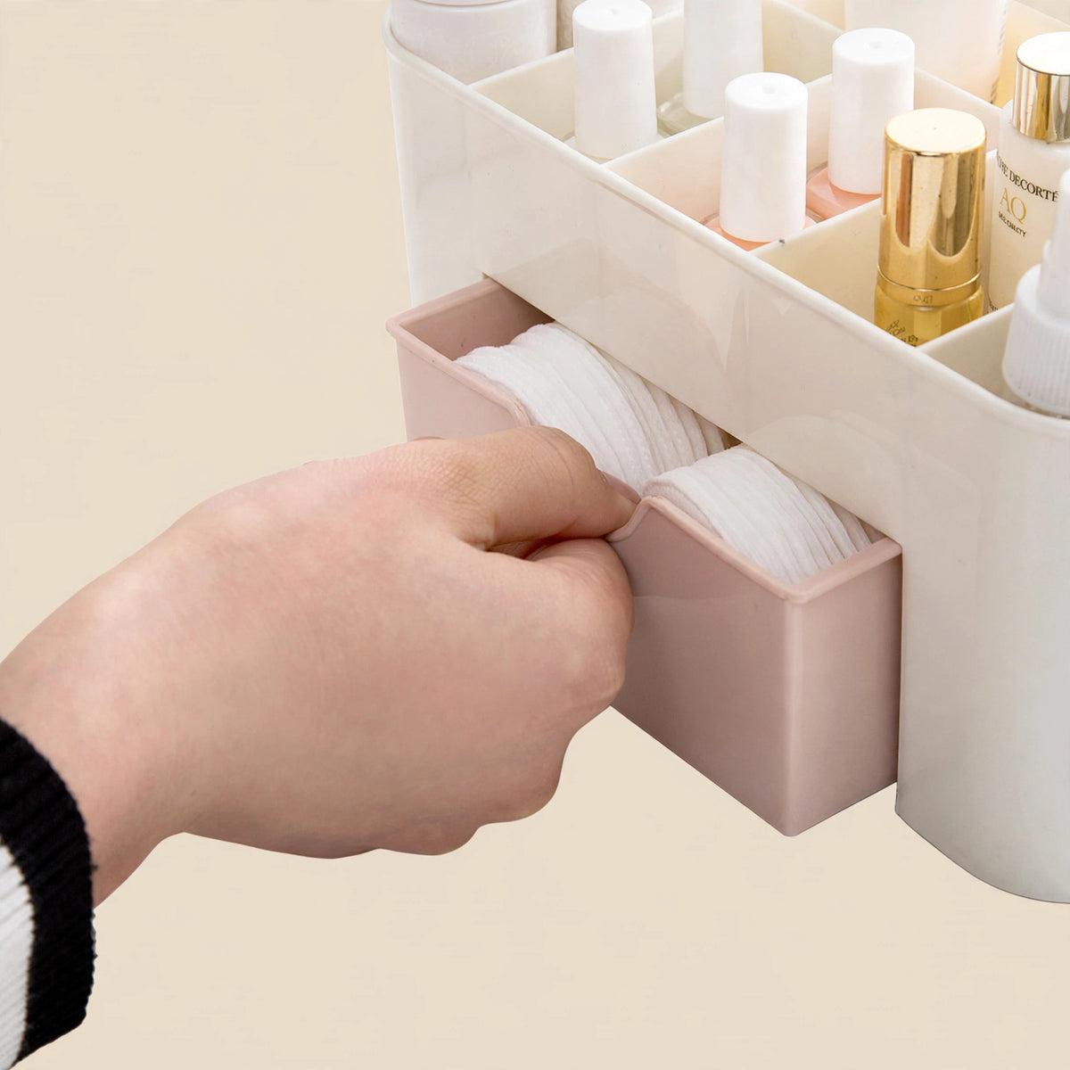 ORGANIZADOR DE MAQUILLAJE CON CAJÓN