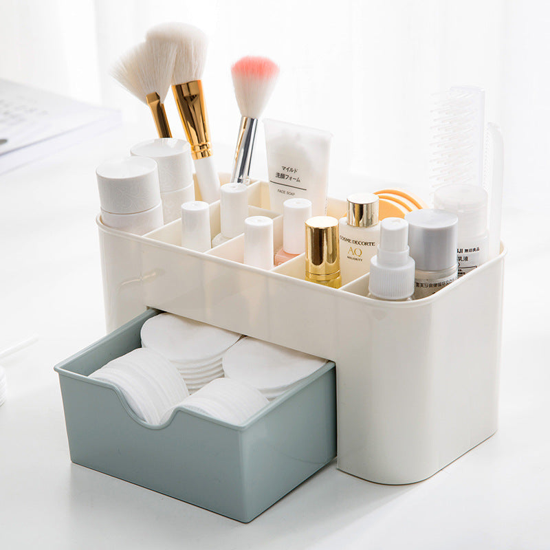 Mantén tus productos de maquillaje y cuidado personal siempre ordenados con este práctico organizador de sobremesa.