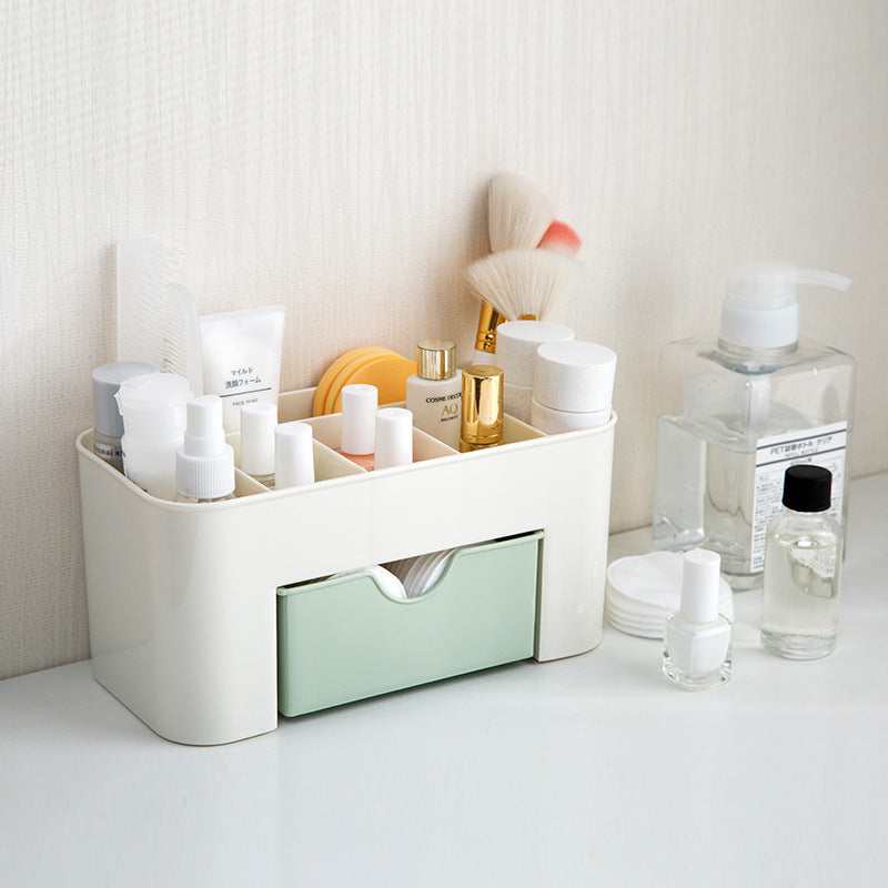 Mantén tus productos de maquillaje y cuidado personal siempre ordenados con este práctico organizador de sobremesa.